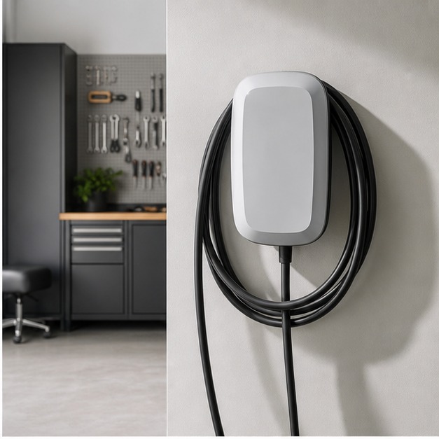 Adapter and cable planning scene for EV compatibility comparison