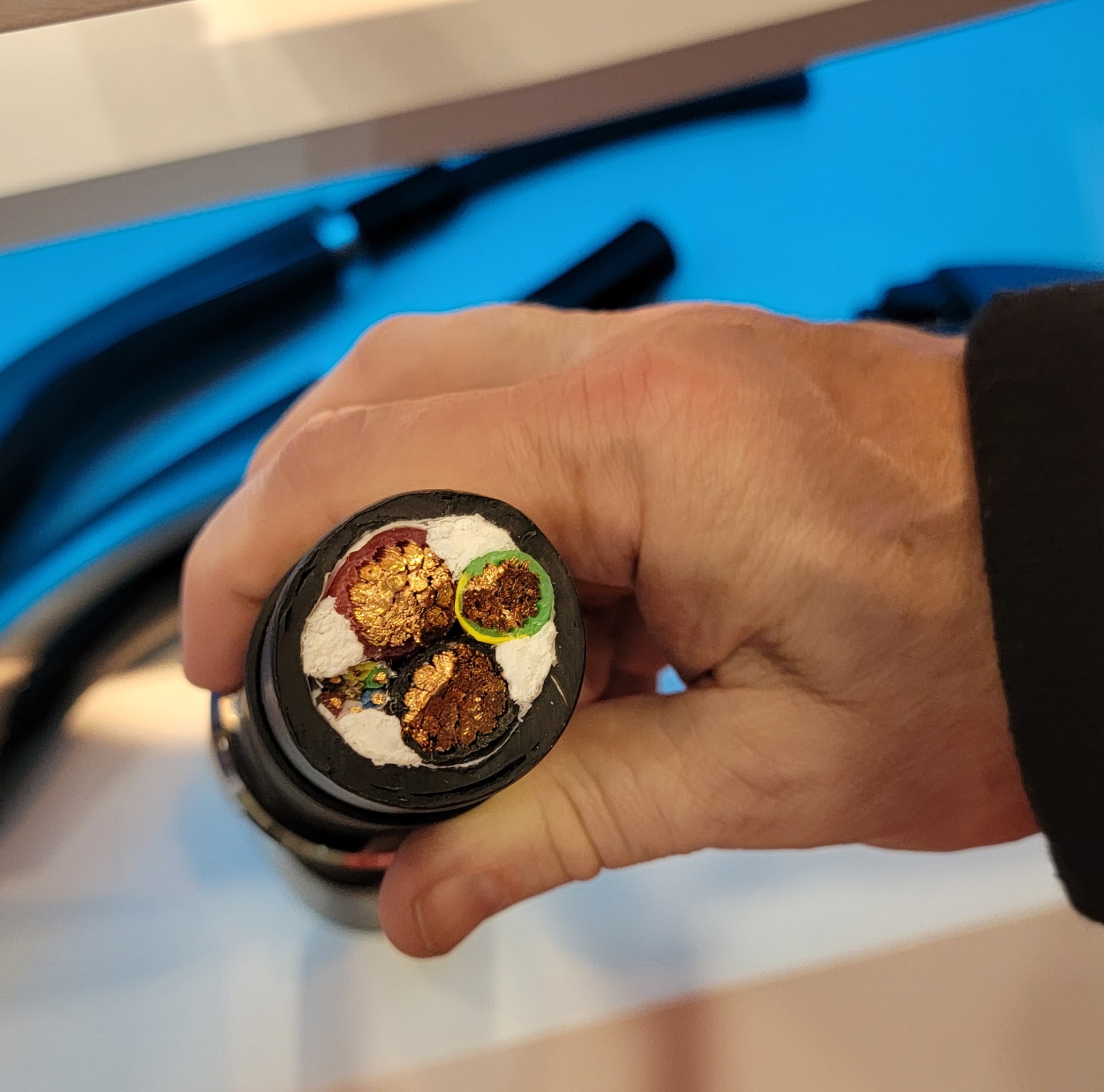EV travel accessory storage context